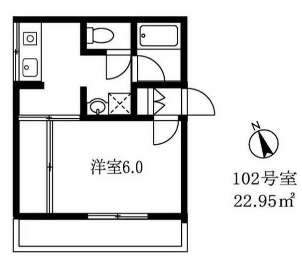 川崎市中原区上小田中１丁目のアパート