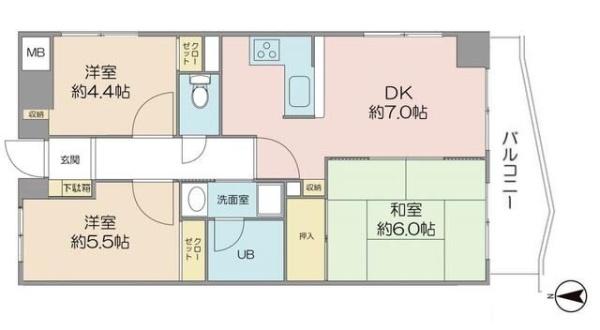 川崎市中原区上小田中３丁目のマンション