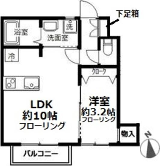 川崎市中原区下小田中３丁目のアパート