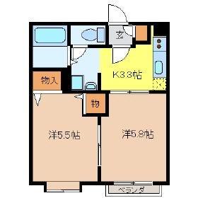 川崎市中原区上小田中６丁目のアパート