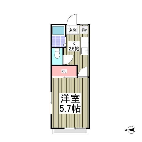 川崎市幸区小向町のアパート