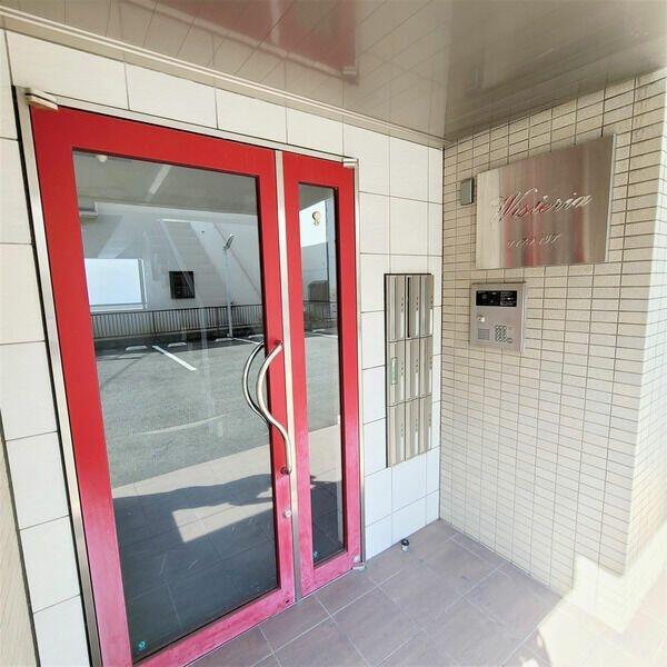 川崎市中原区上平間のマンション(エントランス)