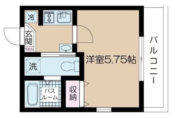 世田谷区玉川4丁目のマンション(間取り)