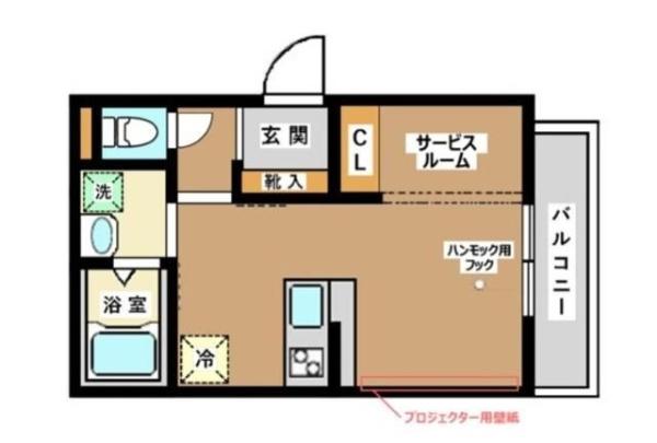 世田谷区上用賀1丁目のマンション(間取り)