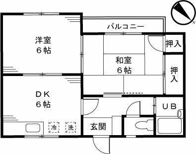 横浜市港北区高田東4丁目のアパート(間取り)