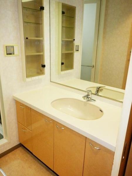 横浜市鶴見区鶴見中央3丁目のマンション(洗面台・洗面所)