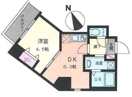 ラクエール旗の台(間取り)