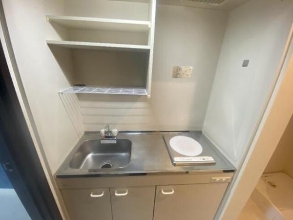 川崎市中原区中丸子のアパート(キッチン)