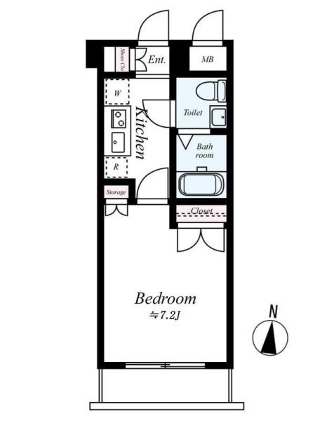 川崎市中原区上丸子山王町2丁目のマンション(間取り)