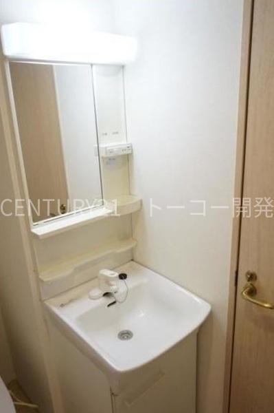 川崎市中原区上丸子山王町2丁目のマンション(洗面台・洗面所)