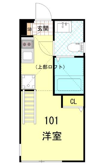 川崎市中原区田尻町のアパート