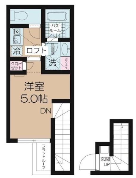 川崎市中原区木月伊勢町のアパート