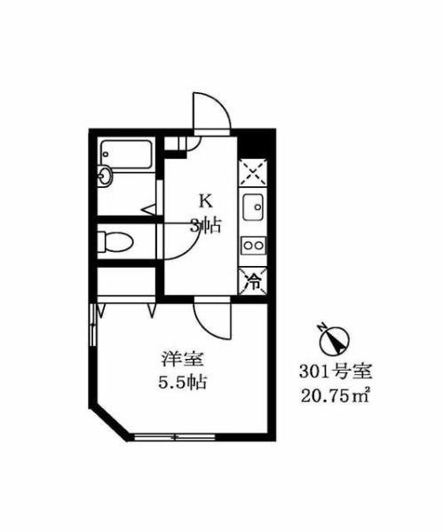 目黒区碑文谷５丁目のアパート