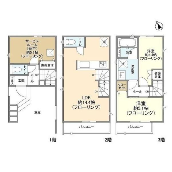 川崎市高津区諏訪２丁目の貸家