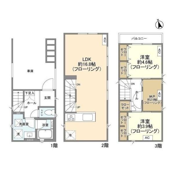 川崎市高津区諏訪２丁目の貸家