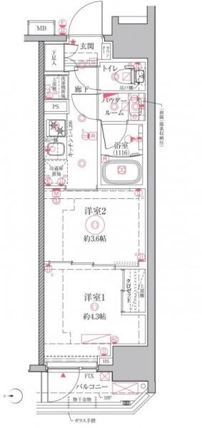川崎市幸区中幸町３丁目のマンション