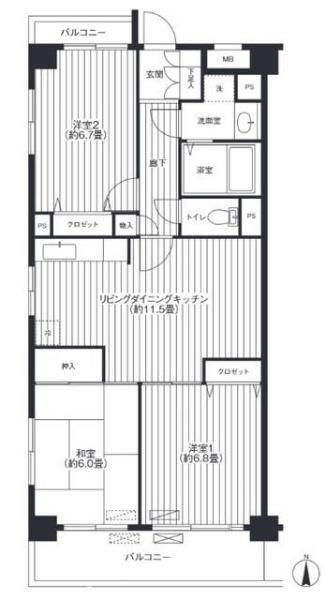 川崎市中原区下新城１丁目のマンション