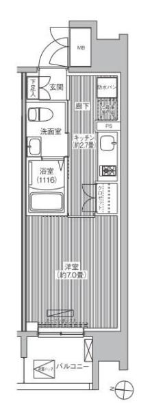 川崎市中原区新城中町のマンション