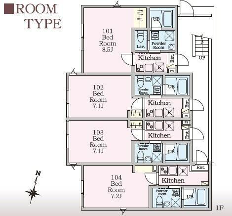 川崎市高津区溝口２丁目のアパート