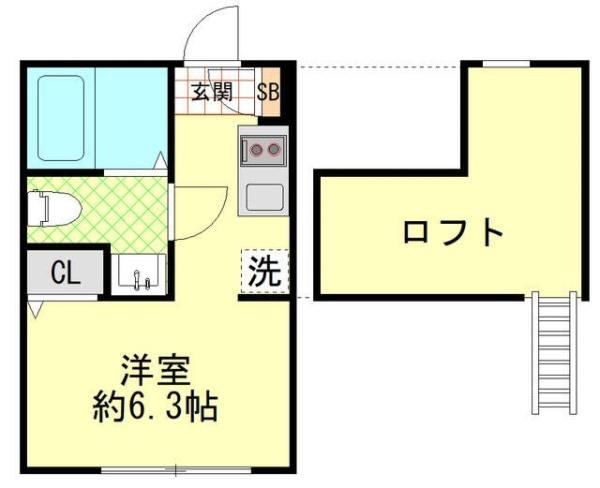 川崎市中原区田尻町のアパート