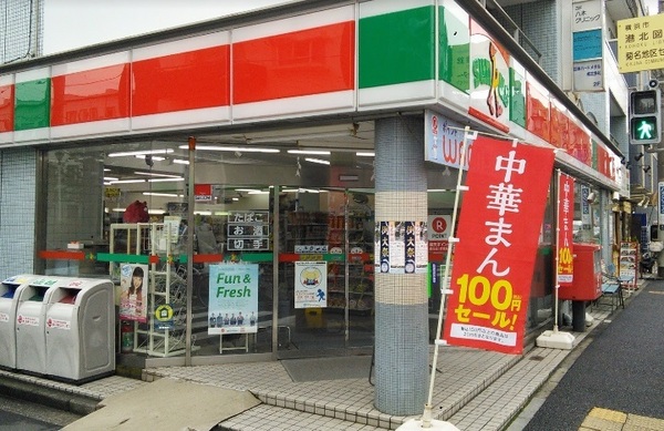 横浜市鶴見区上の宮１丁目のアパート(サンクス横浜菊名店)