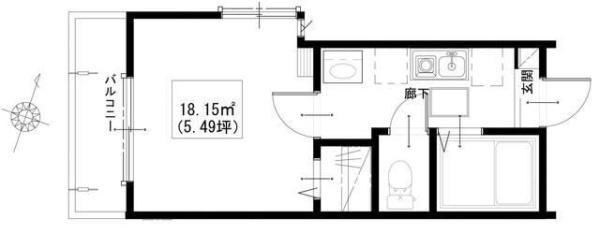 川崎市高津区梶ケ谷３丁目のアパート