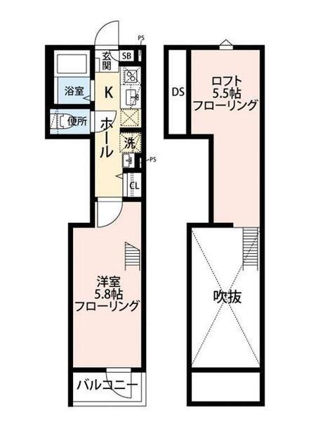 川崎市中原区市ノ坪のアパート