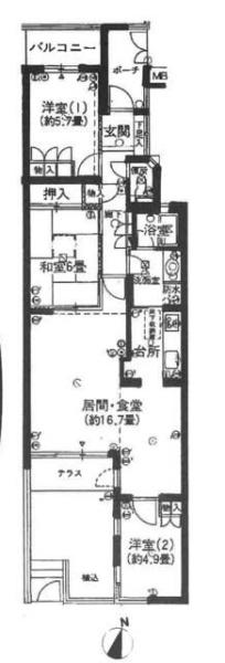 川崎市幸区古市場２丁目のマンション