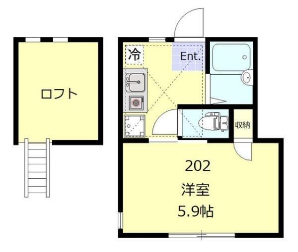 川崎市中原区上丸子山王町１丁目のアパート