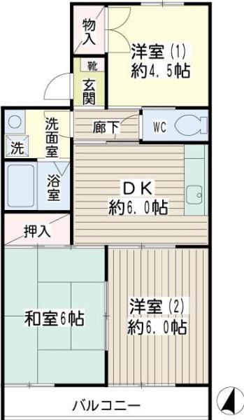 横浜市鶴見区獅子ケ谷１丁目のアパート
