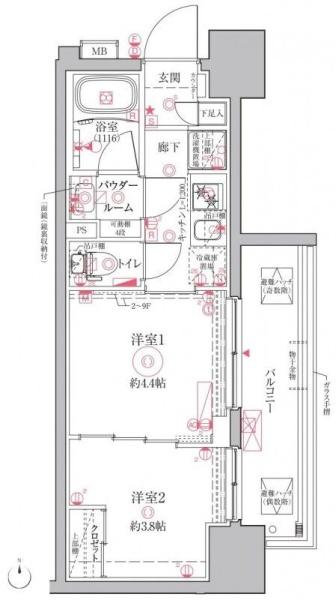 川崎市幸区中幸町３丁目のマンション
