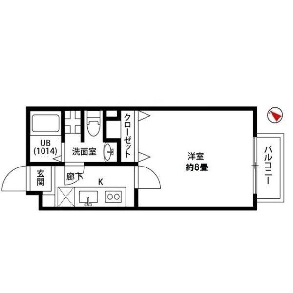 川崎市中原区市ノ坪のアパート