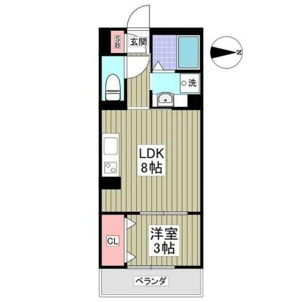 川崎市幸区紺屋町のアパート