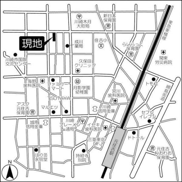 川崎市中原区木月祗園町のマンション