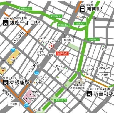 中央区銀座１丁目の店舗（建物一部）