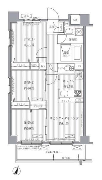 横浜市港北区北新横浜２丁目のマンション
