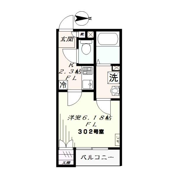 川崎市中原区丸子通２丁目のアパート