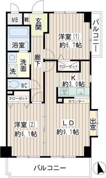 横浜市神奈川区羽沢町のマンション