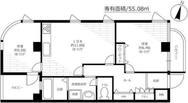 大田区北嶺町のマンション
