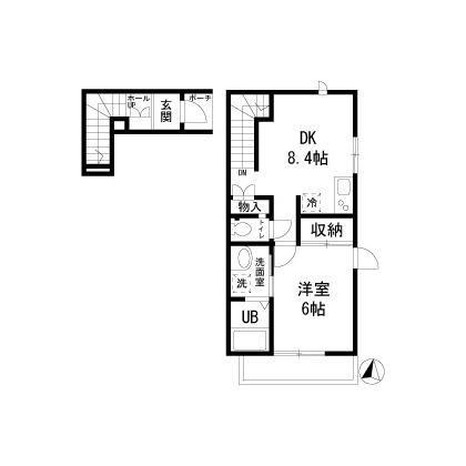 川崎市中原区上小田中１丁目のアパート