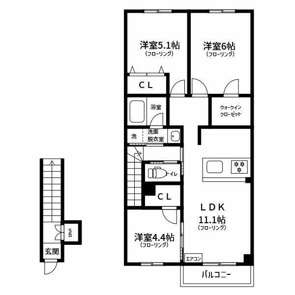 横浜市都筑区牛久保東１丁目のアパート