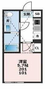 川崎市中原区上丸子山王町２丁目のアパート