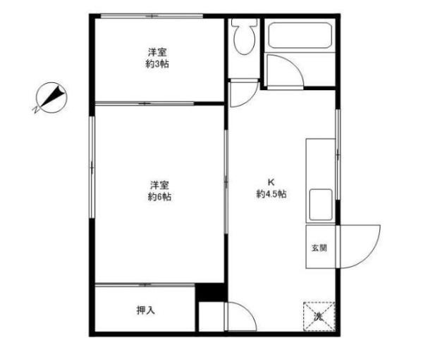 世田谷区中町５丁目のアパート