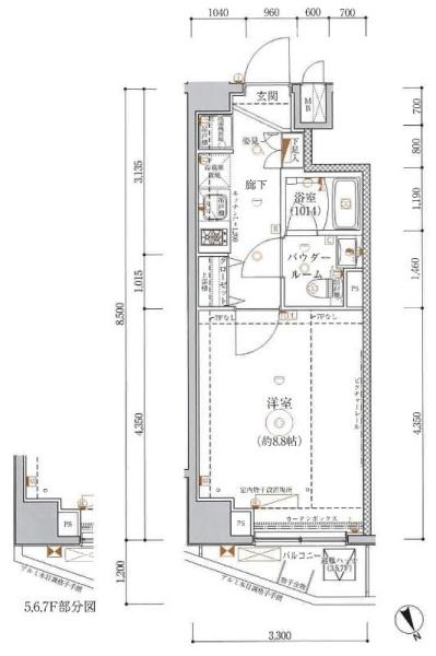 川崎市中原区市ノ坪のマンション