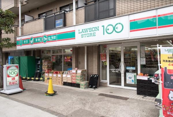 目黒区上目黒４丁目のアパート(ローソンストア100世田谷下馬店)