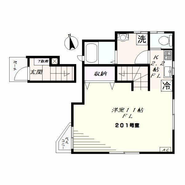 目黒区目黒本町６丁目のアパート