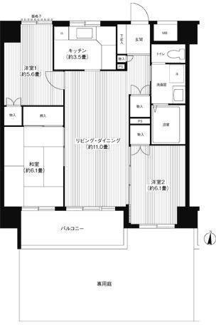 川崎市中原区上小田中６丁目のマンション