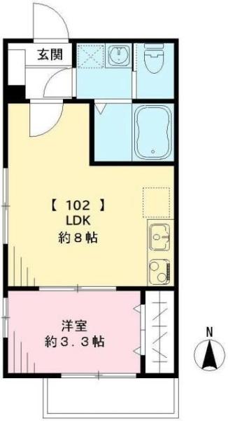 大田区大森西３丁目のアパート