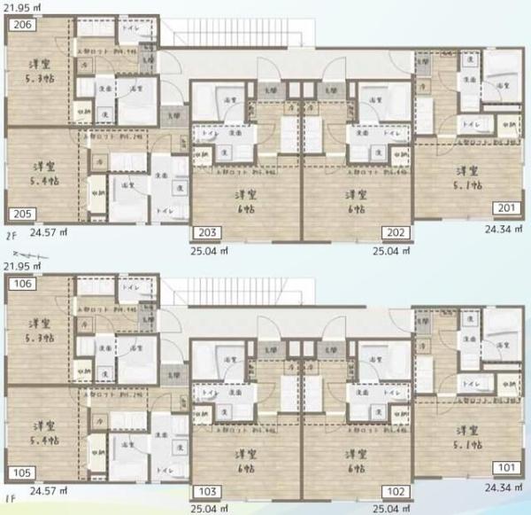 横浜市神奈川区松見町１丁目のアパート