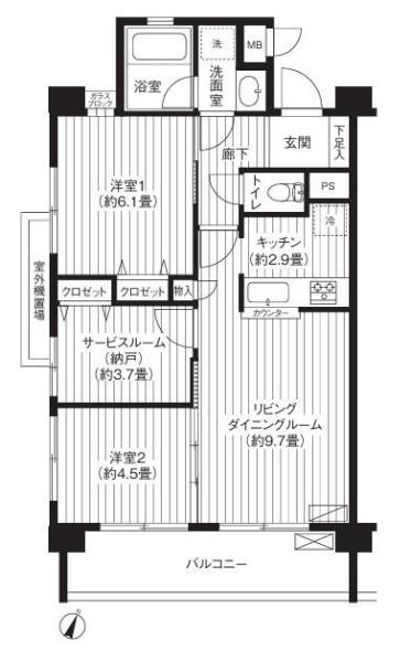 ブランネージュ多摩川